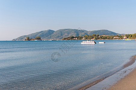 拉加纳斯湾之景阳光小路贴水旅行支撑海岸线海岸日出石头天空图片