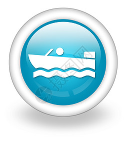 图标 按钮 平方图摩托艇插图海洋支撑滑道码头船舶指示牌徽标象形纽扣图片