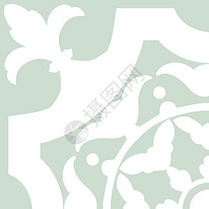 葡萄牙瓷砖图案 复古背景维多利亚时代的陶瓷砖插图装饰品艺术婚礼墙纸建筑学几何建筑师马赛克材料图片