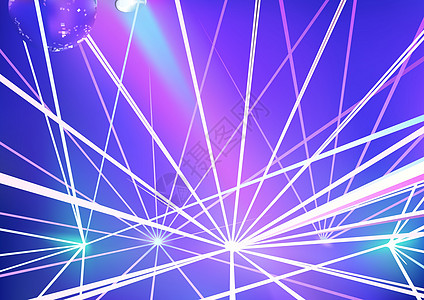 Disco 背景激光横梁迪厅舞会娱乐舞蹈气氛舞池反光板反射图片