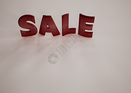SALE的尺寸登记渲染商品储蓄活动零售购物生活商业红色标签图片