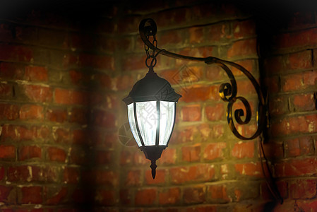 旧灯辉光照明地牢装饰灯泡壁灯灯笼酒店风格房间图片