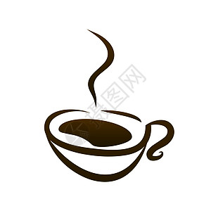 咖啡豆矢量热咖啡杯子矢量 handmad拿铁购物食物咖啡时间粮食饮料酒吧咖啡店菜单背景