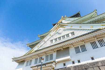 在大阪的日本城堡图片