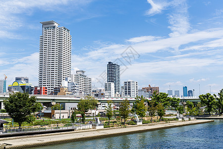 大阪市风景公园天空办公室地标商业城市街道观光建筑摩天大楼图片