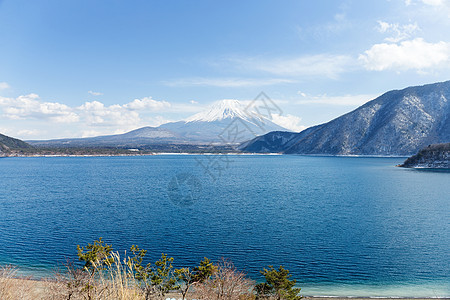 日本Motosu湖图片