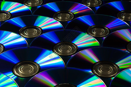DVD 空白数字存储软件反光蓝色磁盘黑色千兆光盘音乐光驱贮存图片