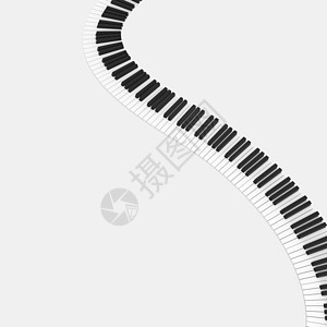 黑白钢琴键盘彩虹黑色插图音乐白色钥匙合成器艺术娱乐乐器背景图片