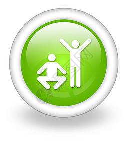 图标 按钮 平方图练习 健身性贴纸体操运动员指示牌纽扣训练文字休息插图有氧运动图片
