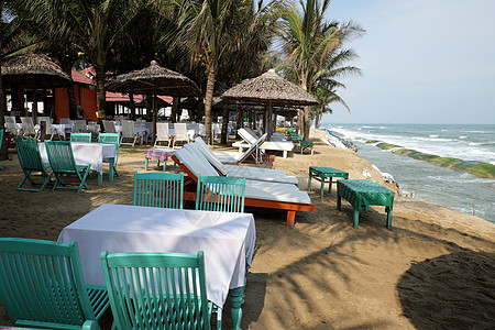 侵蚀 气候变化 全球 变暖 越南海滩椰子全世界环境风险餐厅海平面波浪海浪世界图片