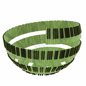 球形钢琴键盘设计圆形艺术音乐圆圈伽马白色乐器娱乐插图合成器图片