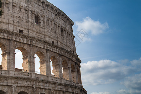 意大利罗马 Colosseum纪念碑体育场历史建筑天空文化吸引力城市首都帝国图片
