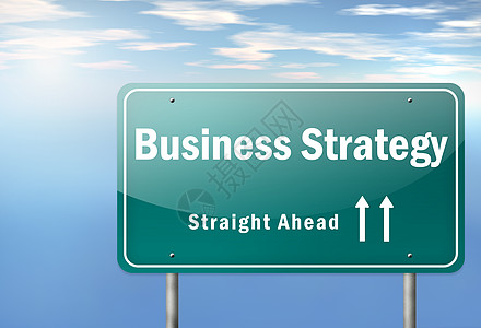 公路路标标志商业战略图片