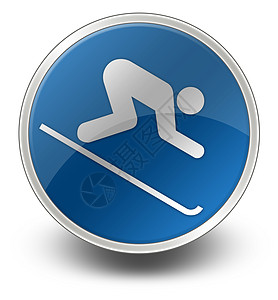 图标 按钮 平方图下山滑雪高山锦标赛课程山坡插图运动员娱乐活动赛车象形图片