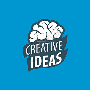 矢量大脑日志创新创造力思考教育风暴插图商业技术艺术智力图片