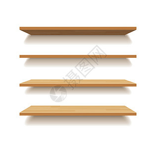 矢量空木架隔离背景产品地面展示墙纸硬木建造书架货架木板桌子背景图片