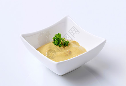 芥辣酱食物美味正方形调味品盘子背景图片