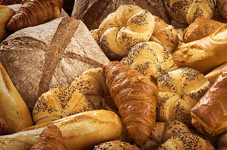 面包分包馒头画幅早餐食物宏观小吃产品食品杂货店点心图片