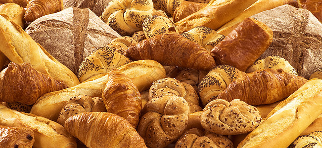 面包分包早餐画幅杂货店食物产品水平密封小吃宏观食品图片