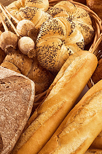 新鲜面包卷烘焙馒头小吃早餐食品食物产品图片