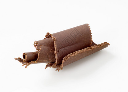 巧克力卷曲食物甜点工作室糖果背景图片