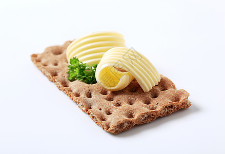 面包和黄油食物早餐健康饮食小吃褐色营养工作室卷曲薄脆图片