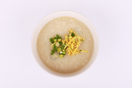 泰国大米粥加猪肉 饭汁美食餐厅午餐白色膳食食品文化烹饪食物早餐背景图片