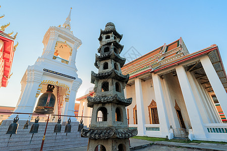 泰国和自然石雕刻花岗岩中国塔主厅历史装饰金子佛教徒动物风格建筑学入口雕刻旅行图片