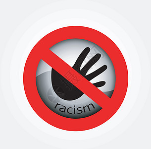 制止种族主义偏见种族歧视黄色插图木板骚扰团结路标种族辨析图片
