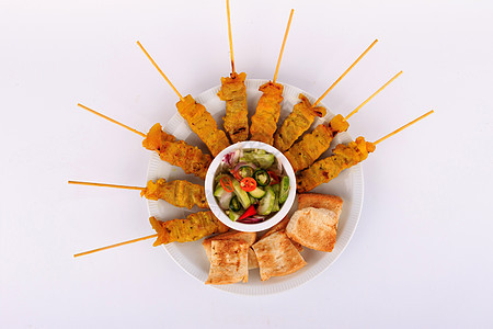 传统泰国风格的猪肉酱加花生酱和吐司洋葱花生猪肉节日美食食物烹饪文化餐厅自助餐图片