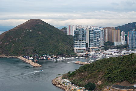 香港公园的浏览量海岸线蓝色绿色天空海滩海洋旅游海岸旅行海景图片