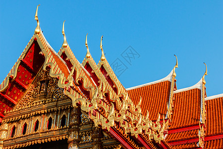 Marble寺庙 泰国曼谷码头艺术文化旅游地标建筑学建筑游客崇拜大理石佛教徒图片