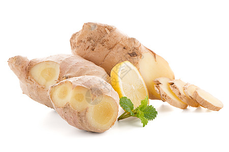 白色的姜根营养烹饪美食味道蔬菜香料香气黄色植物棕色图片