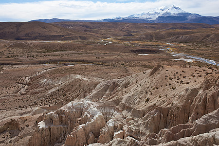 智利高原上的进化岩岩层形成火山石灰石侵蚀峡谷地质学队形巅峰国家岩石天气图片