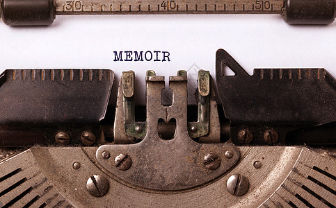 旧式打字机  Memoir生活作家故事自传散文调子回忆版权日记纪实图片