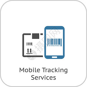 移动跟踪服务图标 平面设计邮资送货电话销售运输货物网络互联网命令货运图片