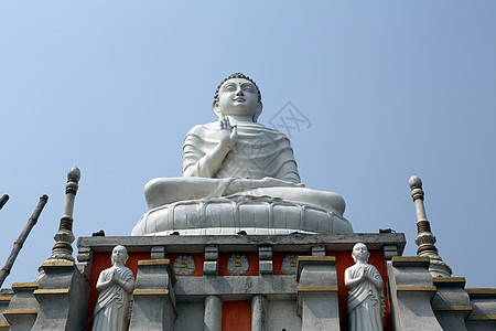 印度豪拉佛教寺庙宗教石头智慧旅行雕塑精神佛教徒艺术信仰祷告图片