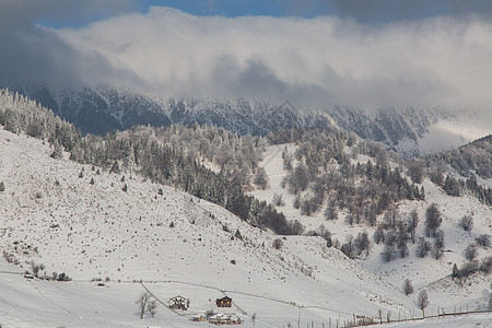 冬季风景旅行山脉图片
