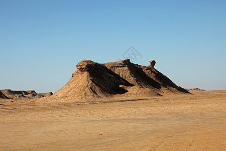 Ong Jemal突尼斯孤独太阳驾驶波纹骆驼沙丘小丘晴天寂寞沙漠图片