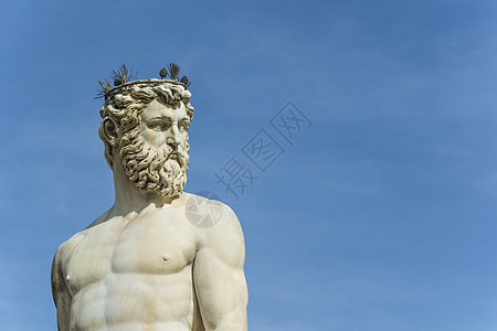 佛罗伦萨的海王星正方形上帝雕塑艺术喷泉纪念碑旅行历史历史性大理石图片