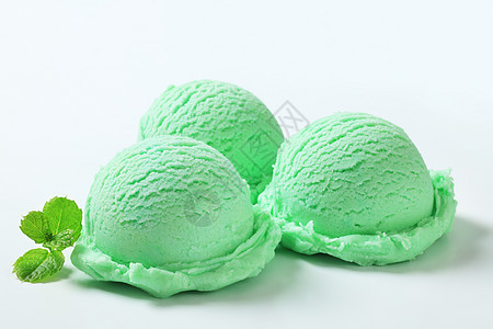 绿色冰淇淋淡绿色库存蜜露勺子甜点食物绿茶猕猴桃小吃果子背景图片