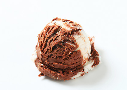 白色巧克力香草巧克力冰淇淋白色棕色甜点软糖椰子美食食物背景