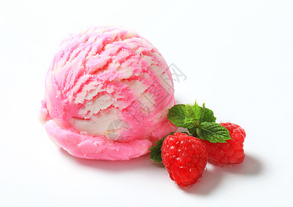 草莓冰淇淋冰淇淋柠檬果子水果粉色冰冻甜点香草酸奶美食图片