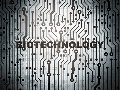 科学概念 配有生物技术的电路板勘探电子产品3d生物学学习工程教育芯片学校电路图片