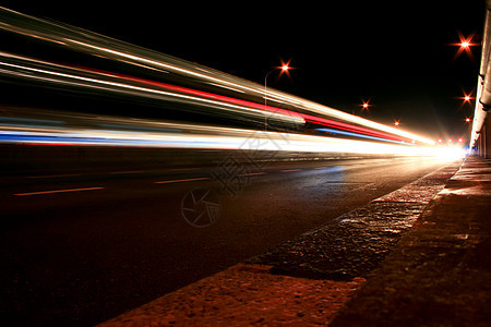 灯光小道街道运输大灯运动场景卡车车辆踪迹旅行隧道图片