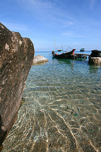 海泰国海洋旅行海滩天空热带蓝色绿色图片
