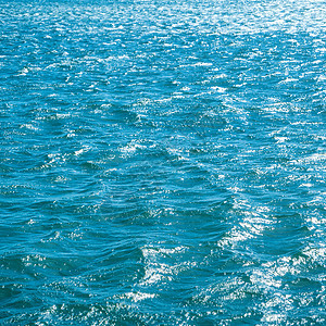 蓝色大海为背景海浪海洋水平热带绿色液体波纹旅行白色图片