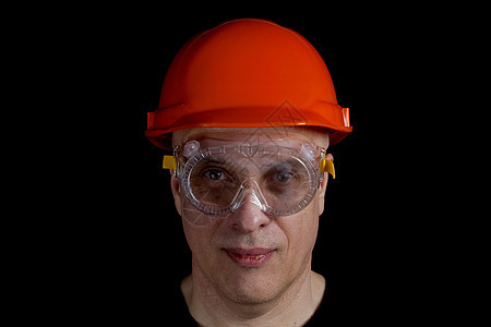 安全硬干工工程师或体力工人帽子经理成人建设者男性建筑学工作服快乐男人建筑图片