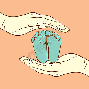 婴儿护理概念设计皮肤童年插图卫生身体母性安全妈妈生活压痛图片