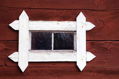 旧谷仓窗口玻璃窗框裂缝建筑乡村风化农场木头红色建筑学图片